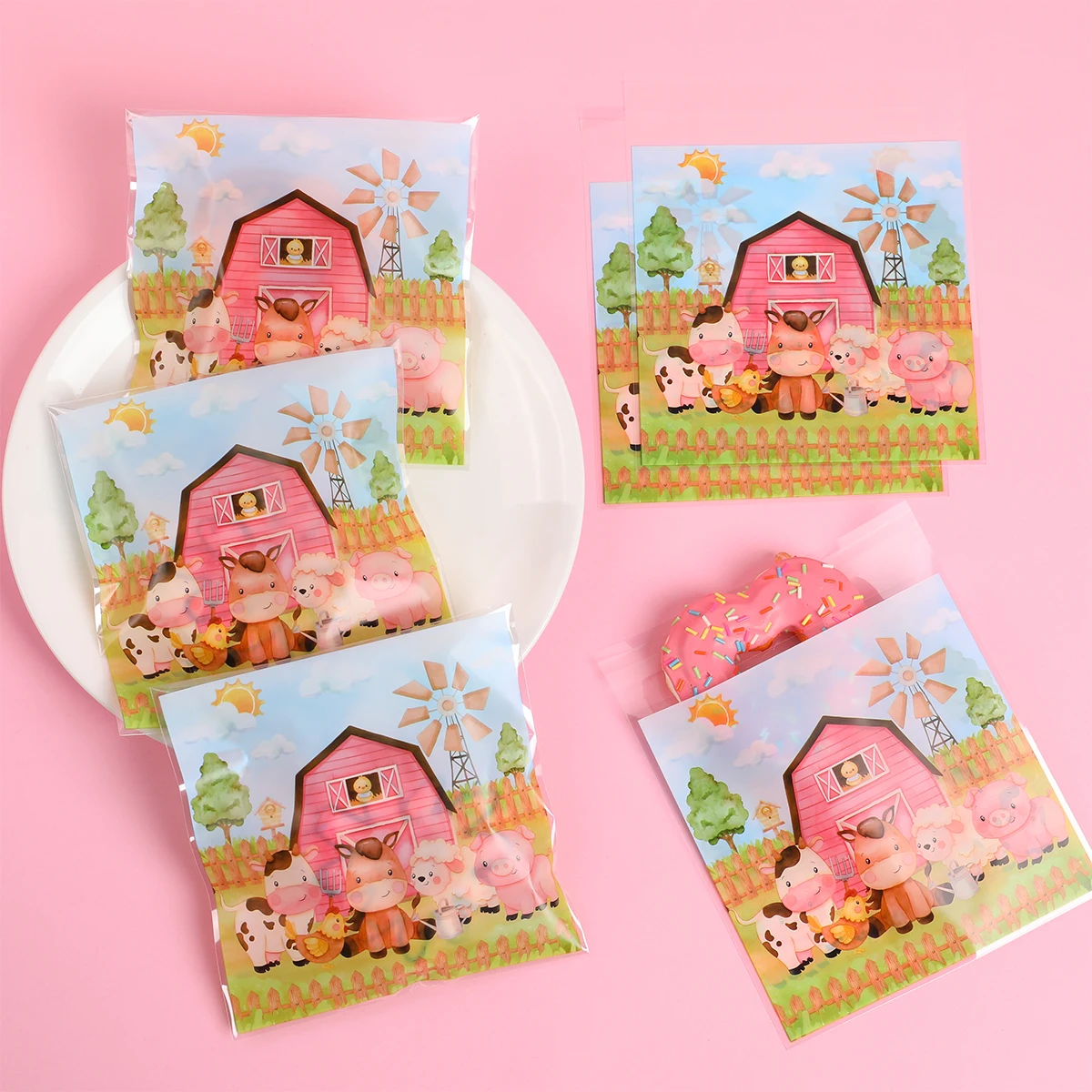 50pcs Farm Party Gift Bags Candy Biscuit Packing Bag Farm Animal Treat Bag For Kids Girl Birthday Supplies Farmhouse Party Decor
50pcs Farm Party Gift Bags Candy Biscuit Packing Bag Farm Animal Treat Bag For Kids Girl Birthday Supplies Farmhouse Party Decor