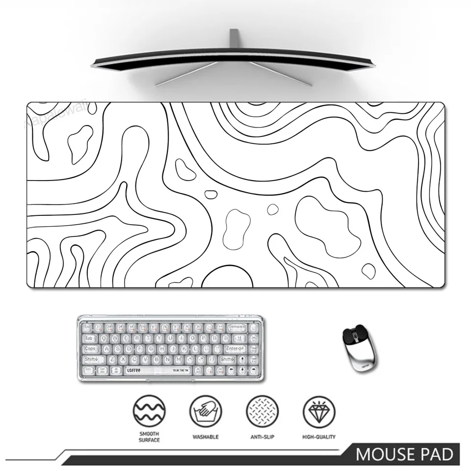 Mouse Pad Art High Quality Big XXl 400X900 Gaming Big Rubber Desk Mat Black White Line Gamer Keyboard Accessories Setup Mousepad
Mouse Pad Art High Quality Big XXl 400X900 Gaming Big Rubber Desk Mat Black White Line Gamer Keyboard Accessories Setup Mousepad