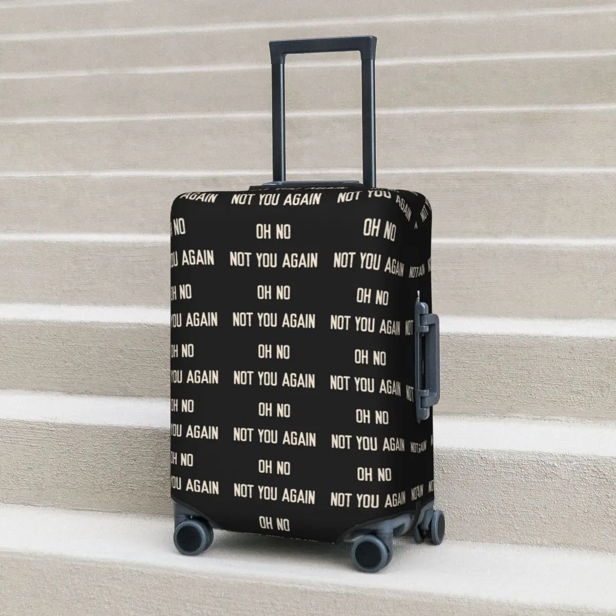 Oh No! Not You Again! Welcome Suitcase Cover Protection Elastic Travel Luggage Protector Covers for 18-32 Inch
Oh No! Not You Again! Welcome Suitcase Cover Protection Elastic Travel Luggage Protector Covers for 18-32 Inch