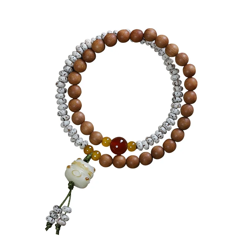 Mini Xingyue Bodhi Seed Beaded Bracelet DIY Ethnic Style Unisex Prayer Bead Wristband with Spacer Beads Gifts
Mini Xingyue Bodhi Seed Beaded Bracelet DIY Ethnic Style Unisex Prayer Bead Wristband with Spacer Beads Gifts