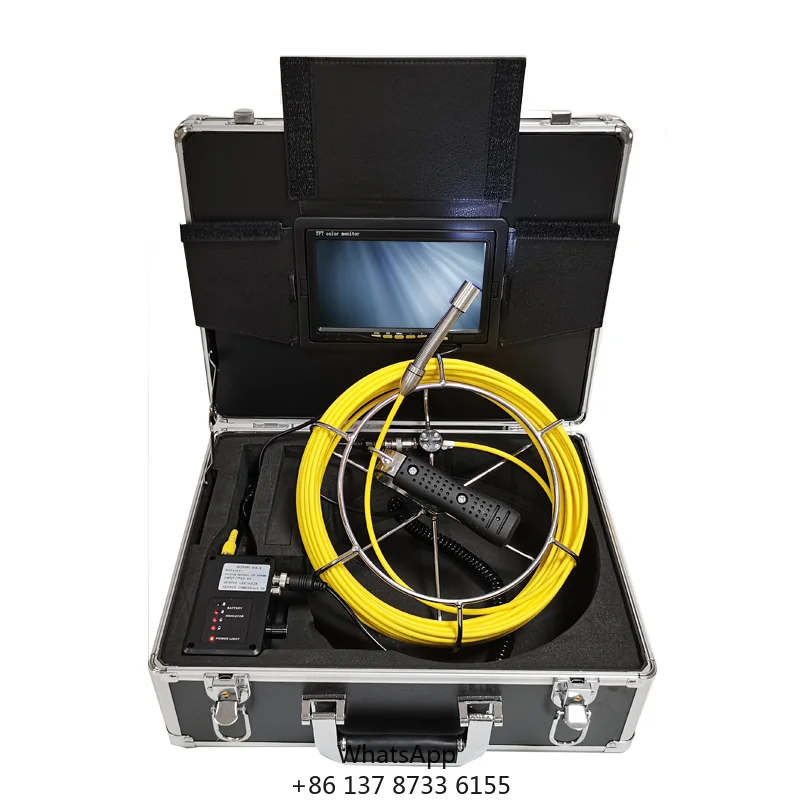 Drain Camera Pipe Inspection Sewer 20M/30M/40M/50M Fibreglass Cable Sewer Drain Camera Endoscope For Plumbing Pipeline 17mm 7in
Drain Camera Pipe Inspection Sewer 20M/30M/40M/50M Fibreglass Cable Sewer Drain Camera Endoscope For Plumbing Pipeline 17mm 7in