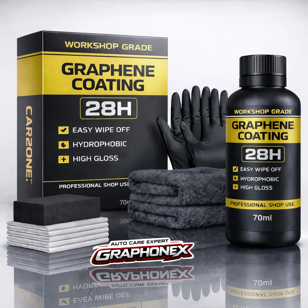 Graphene Ceramic Coating with Self Healing and UV Track Technology Car Detailing Professionals 10+ Years of Protection
Graphene Ceramic Coating with Self Healing and UV Track Technology Car Detailing Professionals 10+ Years of Protection