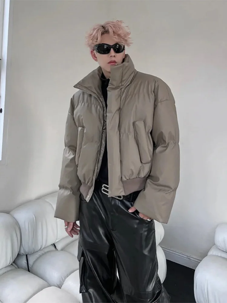 American Sle Men's PU Leather Cotton Jaet Winter Thiened Warm Loose High Street Bread Coat Casual Cleanfit ort Sle
American Sle Men's PU Leather Cotton Jaet Winter Thiened Warm Loose High Street Bread Coat Casual Cleanfit ort Sle