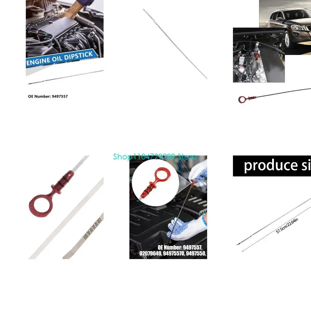 D8KE High Temperature Resistant Engine Oil Dipstick Accuracy Calibrated Oil Level Gauges Replaces 9497557 for S70 V70 XC70
D8KE High Temperature Resistant Engine Oil Dipstick Accuracy Calibrated Oil Level Gauges Replaces 9497557 for S70 V70 XC70