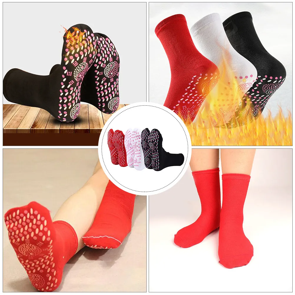 3Pairs Winter Self-Heating Socks Warm Breathable Mid-Tube Design for Outdoor Sports Skiing Climbing Cycling Leg Fatigue Relief
3Pairs Winter Self-Heating Socks Warm Breathable Mid-Tube Design for Outdoor Sports Skiing Climbing Cycling Leg Fatigue Relief