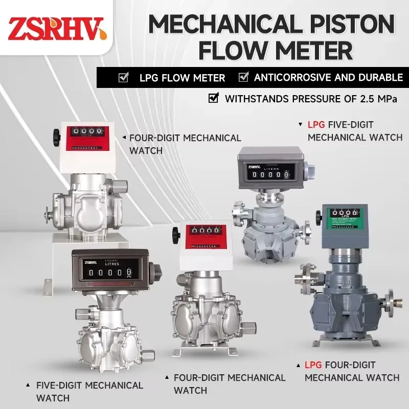 High Accuracy 1'' Cast Iron Mechanical Flow Meter 5~50 L/min Counter With Thread Connection For LPG Liquefied Natural Gas
High Accuracy 1'' Cast Iron Mechanical Flow Meter 5~50 L/min Counter With Thread Connection For LPG Liquefied Natural Gas