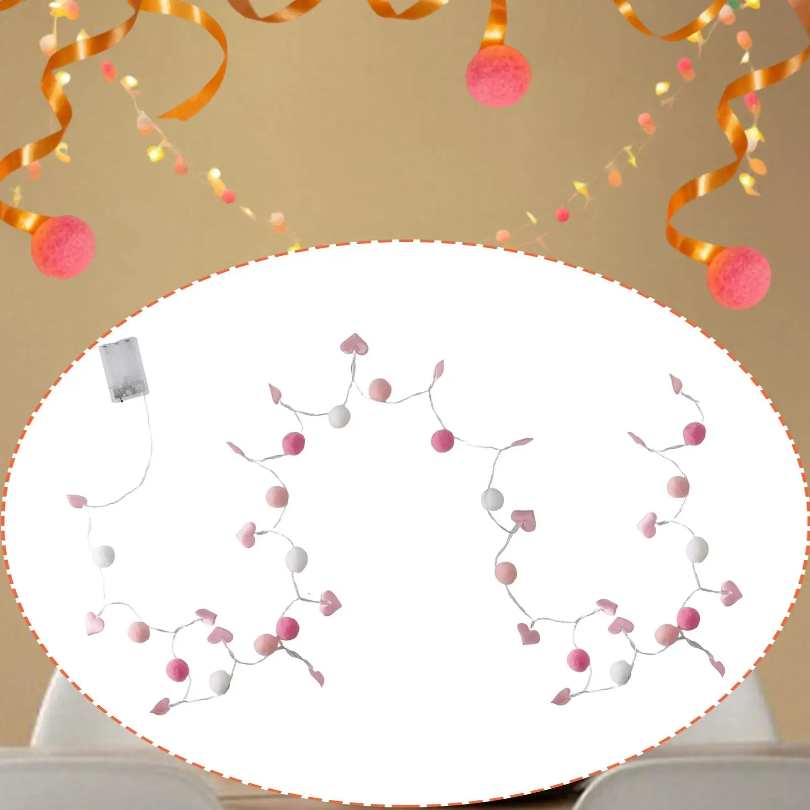 Valentine Heart String Lights Garland for Kids Bedroom Anniversary Mantle
Valentine Heart String Lights Garland for Kids Bedroom Anniversary Mantle