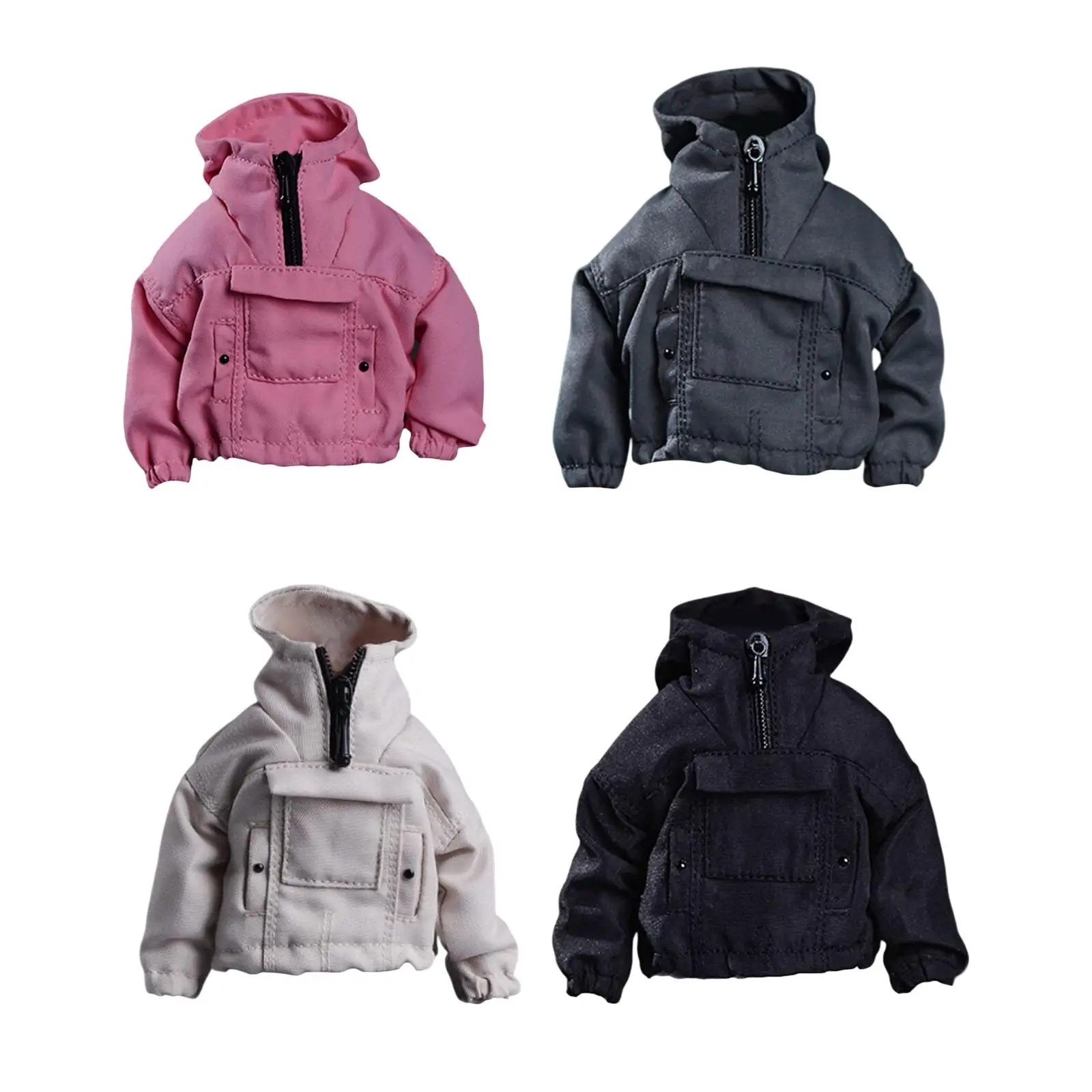 1:12 Scale Fashion Hoodies Front Pocket Long Sleeve Pullover for 6 inch Action Figures Clothing Accessory Outfits Costume
1:12 Scale Fashion Hoodies Front Pocket Long Sleeve Pullover for 6 inch Action Figures Clothing Accessory Outfits Costume
