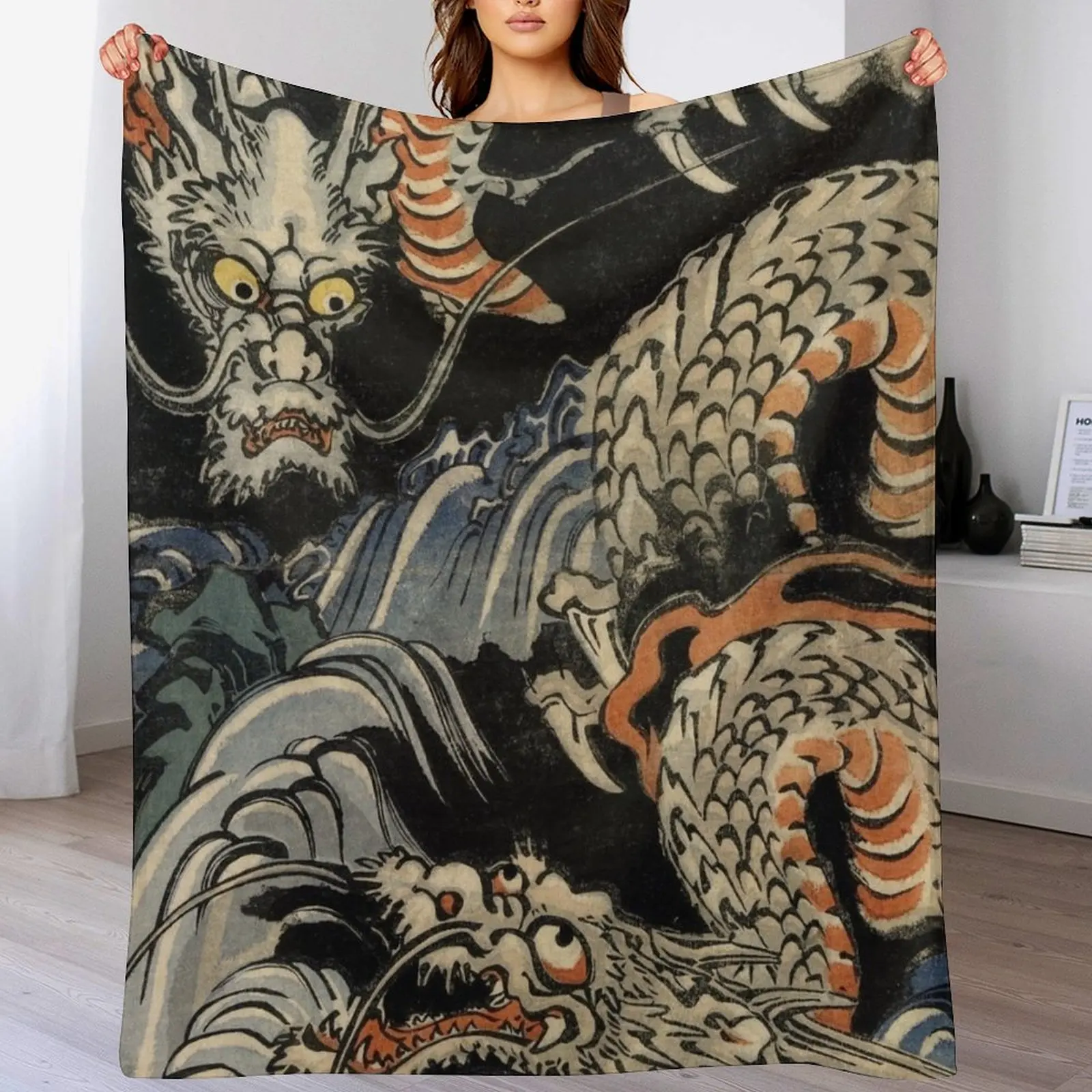 Utagawa Kuniyoshi - Dragons Throw Blanket Bed covers Plaid Decorative Sofas Blankets
Utagawa Kuniyoshi - Dragons Throw Blanket Bed covers Plaid Decorative Sofas Blankets