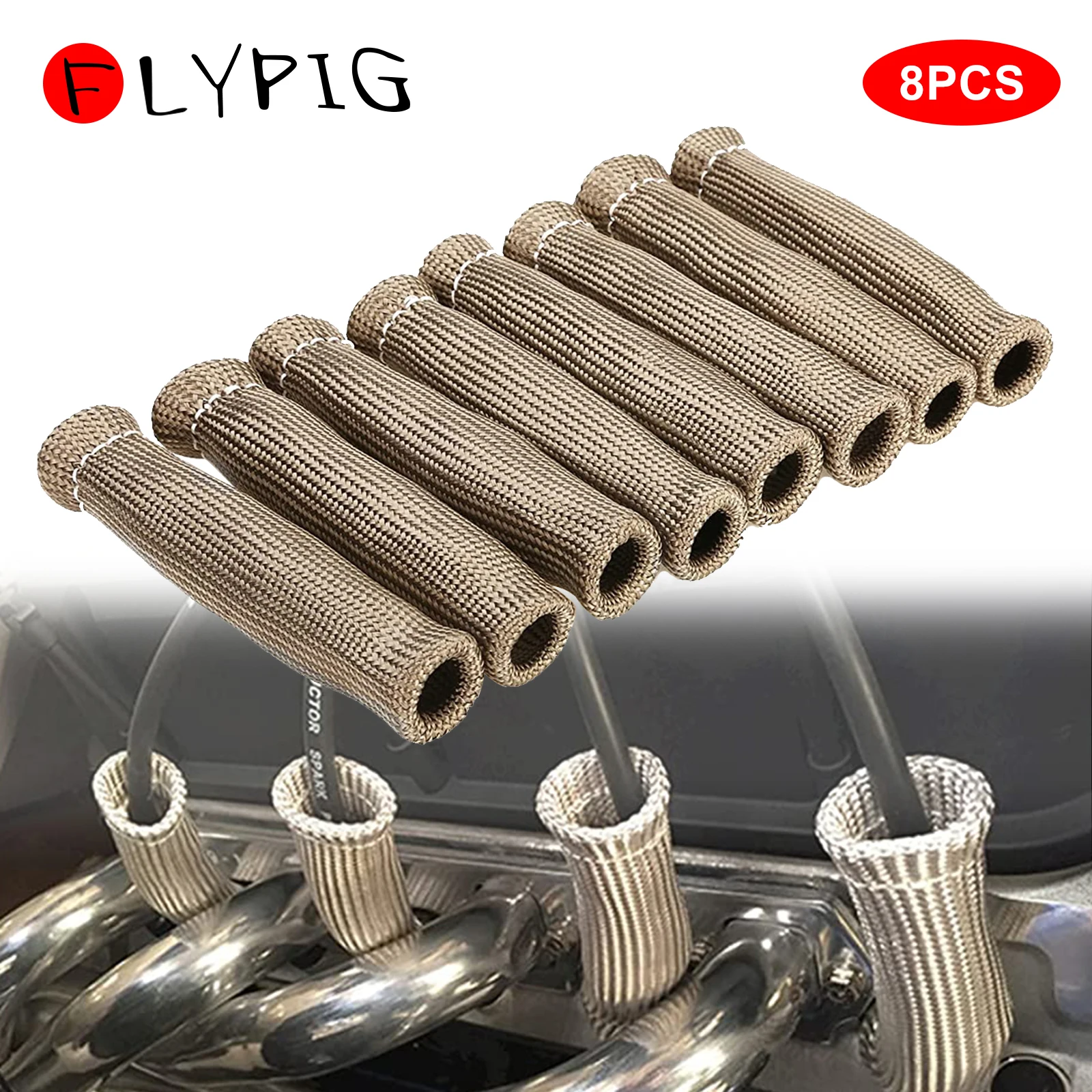 8PCS Car Cord Sleeve Heat Shield Cover 2500 Degree Spark Plug Wire Boots Protector Spark Plug Cable Heat Insulation Wrap
8PCS Car Cord Sleeve Heat Shield Cover 2500 Degree Spark Plug Wire Boots Protector Spark Plug Cable Heat Insulation Wrap