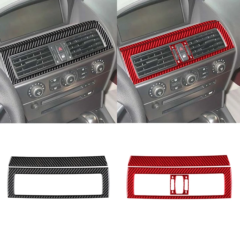 For BMW 6 Series E63 E64 2004-2010 Carbon Fiber Accessories Car Central Air Outlet Vent Panel Cover Center Sticker Interior Trim
For BMW 6 Series E63 E64 2004-2010 Carbon Fiber Accessories Car Central Air Outlet Vent Panel Cover Center Sticker Interior Trim