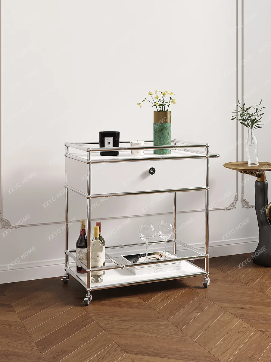 Movable Dining Car Mid-Ancient Storage Rack Simple Sofa Side Table Isn Small Coffee Table
Movable Dining Car Mid-Ancient Storage Rack Simple Sofa Side Table Isn Small Coffee Table
