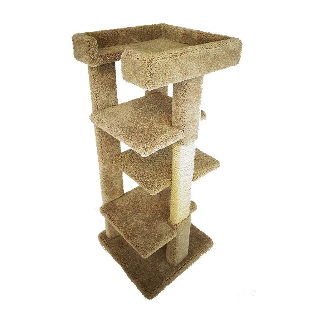 Large Cat Tree Tower with Cat Scratching Posts and 4 Cat Perches, Customized
Large Cat Tree Tower with Cat Scratching Posts and 4 Cat Perches, Customized