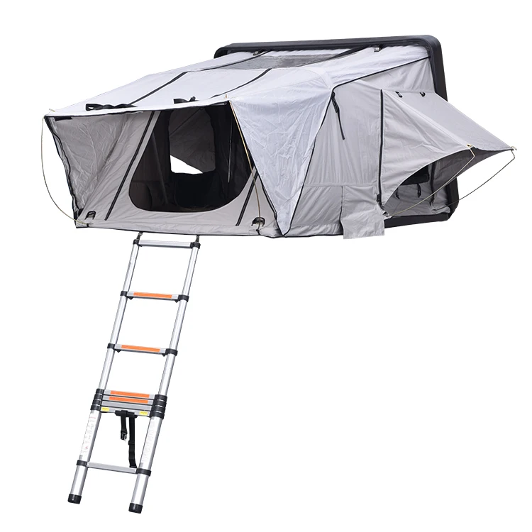 Premium 2-3 Man Car Rooftop Tent with Sturdy Waterproof Canvas Material Aluminum Poles Ladder
Premium 2-3 Man Car Rooftop Tent with Sturdy Waterproof Canvas Material Aluminum Poles Ladder