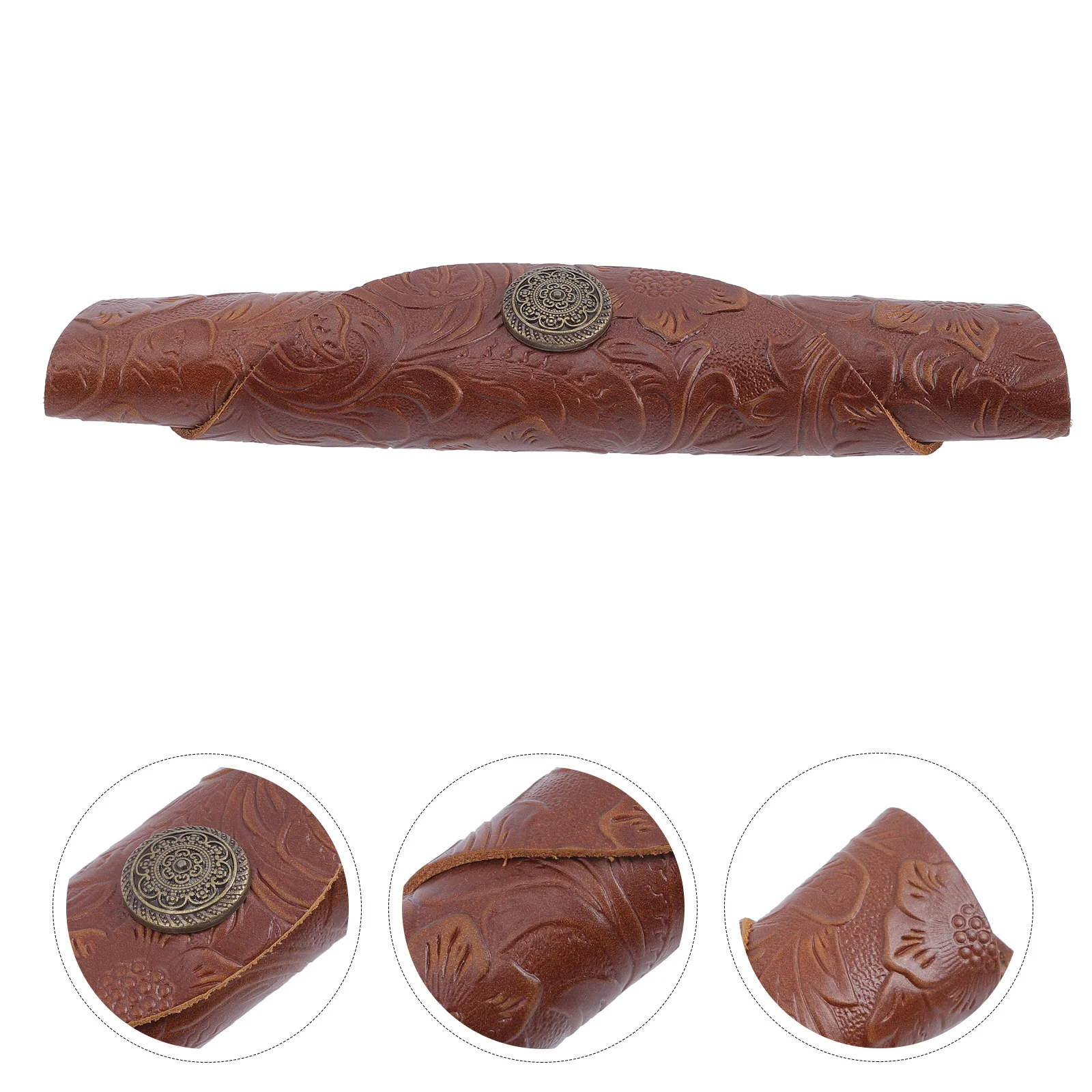 Vintage Roll Up Pencil Case Pen Holder with Snap Button for Notebook Single Pen Sleeve Protector Portable Travel Bag
Vintage Roll Up Pencil Case Pen Holder with Snap Button for Notebook Single Pen Sleeve Protector Portable Travel Bag