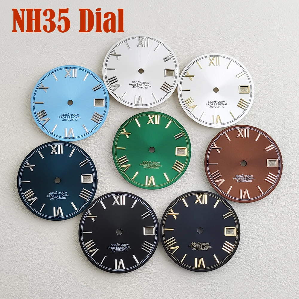 NH35 без маркировки циферблат 28,5 мм NH35 циферблат классический римский циферблат для NH35/NH36 аксессуары для часов с автоматическим механизмом
NH35 без маркировки циферблат 28,5 мм NH35 циферблат классический римский циферблат для NH35/NH36 аксессуары для часов с автоматическим механизмом