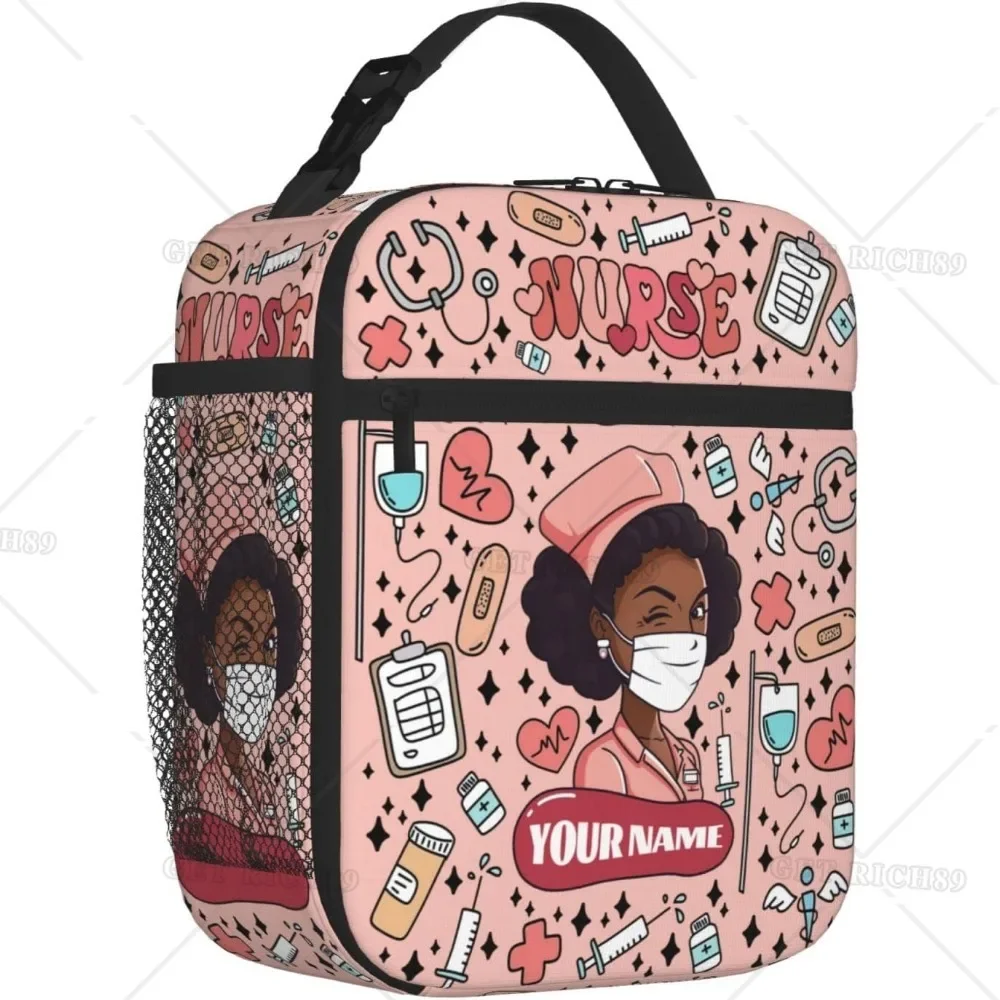 Custom Nurse Lunch Bag for Work Lunch Box with Text Tote Bag with Side Pocket Handbag for Women Work Office Trip
Custom Nurse Lunch Bag for Work Lunch Box with Text Tote Bag with Side Pocket Handbag for Women Work Office Trip