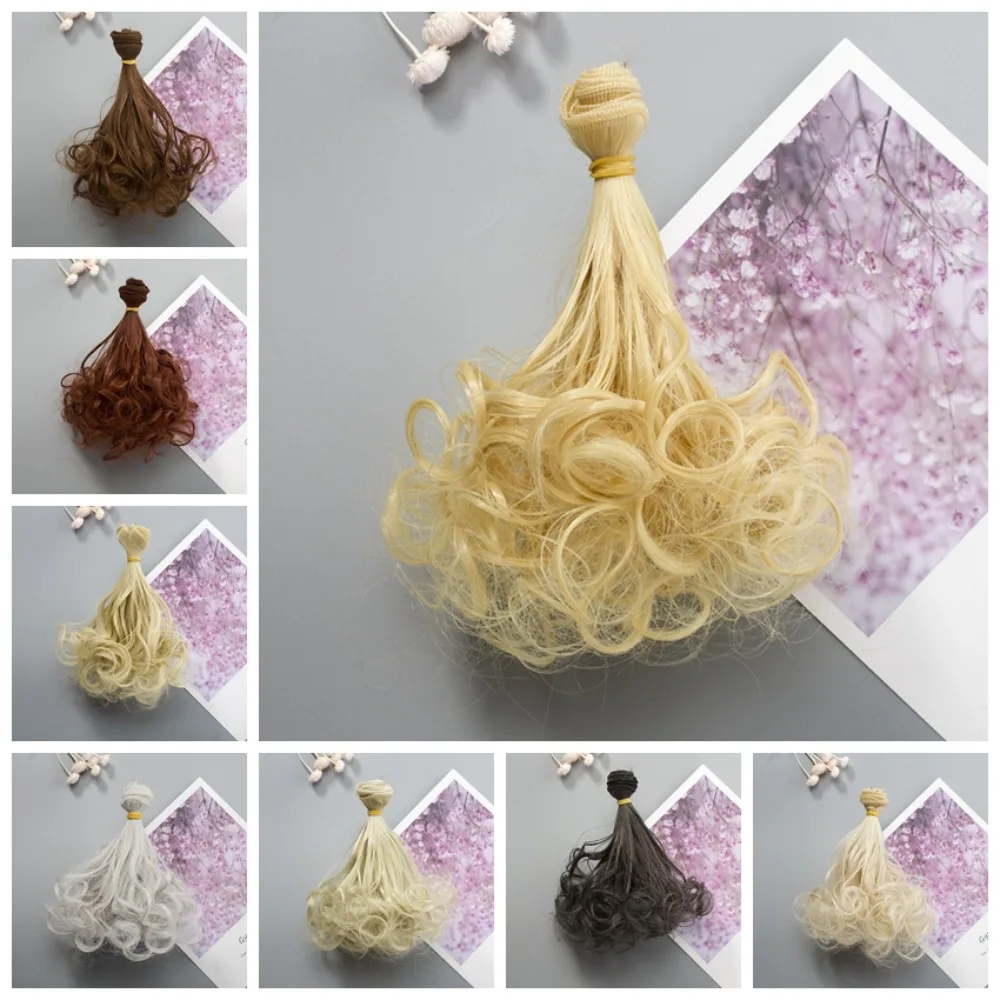15*100cm BJD SD Curly Hair Curly Hair Heat Resistant Fiber All Dolls Hair Wigs Multicolor Handmade Cataleya Doll Wig DIY Toys
15*100cm BJD SD Curly Hair Curly Hair Heat Resistant Fiber All Dolls Hair Wigs Multicolor Handmade Cataleya Doll Wig DIY Toys