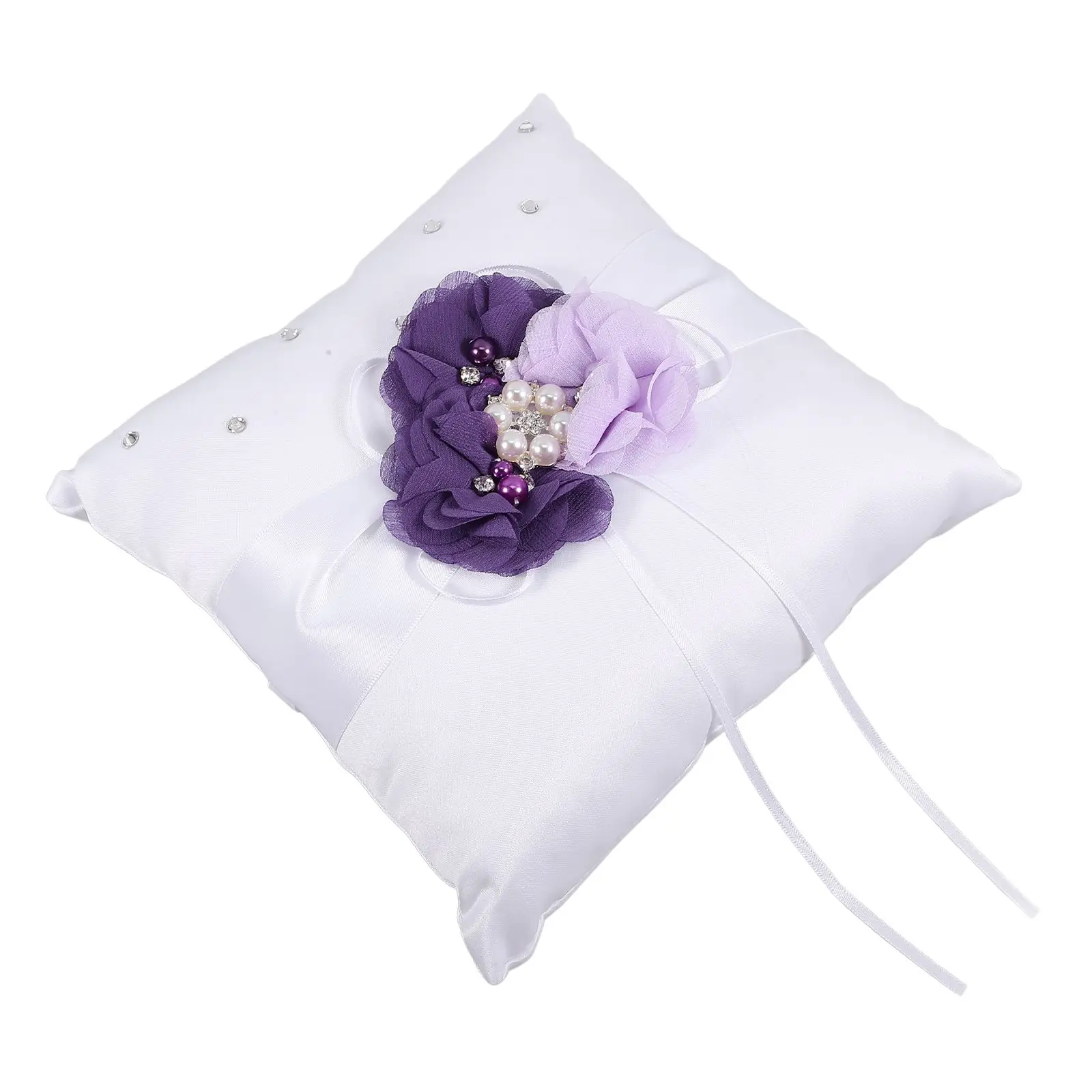 20x20cm Wedding Ring Pillow Pearl Flower Decor Ribbon Compact Size Back Strap Ring Bearer Page Boy Lightweight Soft Texture
20x20cm Wedding Ring Pillow Pearl Flower Decor Ribbon Compact Size Back Strap Ring Bearer Page Boy Lightweight Soft Texture