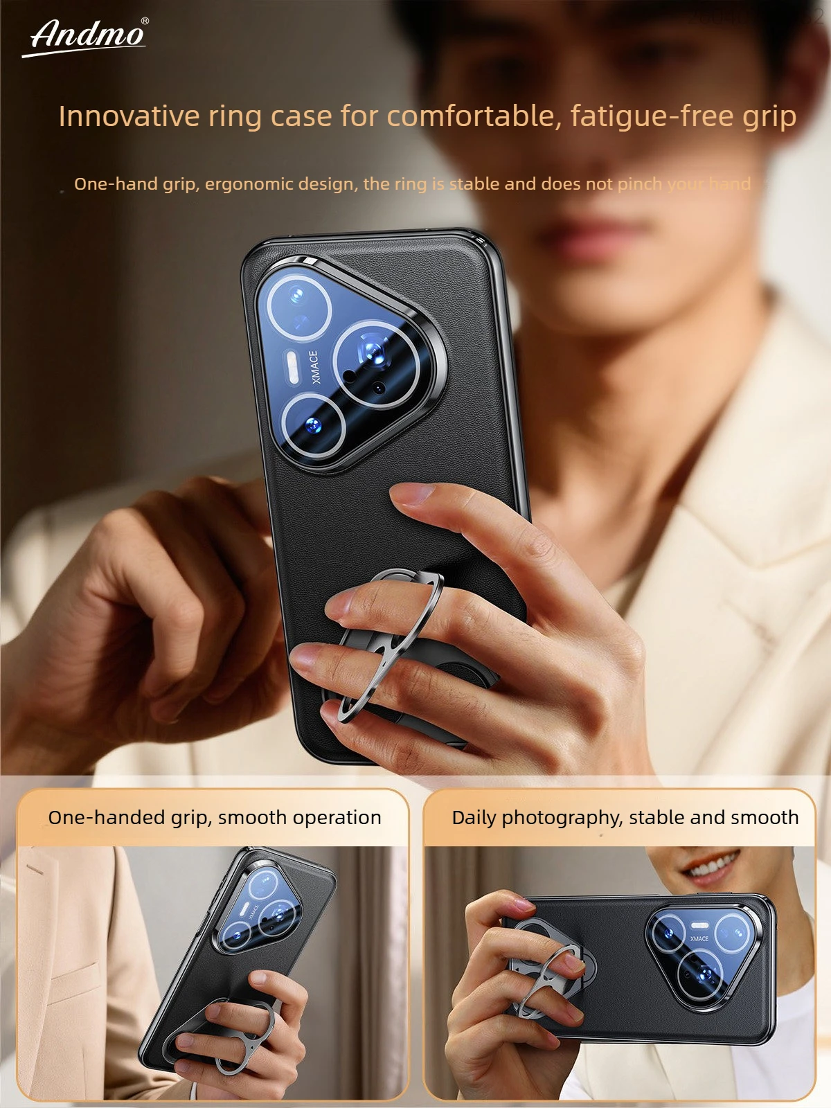 Genuine leather magnetic phone case for huawei pura 90 pro Lens Full Protection finger ring stand case for pura80 pura90 pro max
Genuine leather magnetic phone case for huawei pura 90 pro Lens Full Protection finger ring stand case for pura80 pura90 pro max