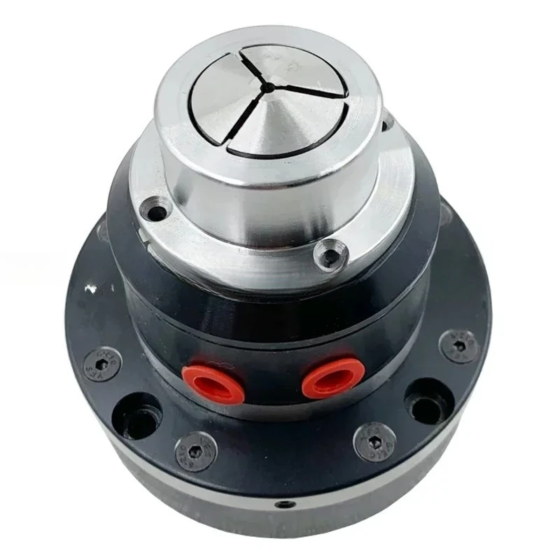 GAL-15 small pneumatic chuck, front-mounted back-pull precision pneumatic collet chuck
GAL-15 small pneumatic chuck, front-mounted back-pull precision pneumatic collet chuck