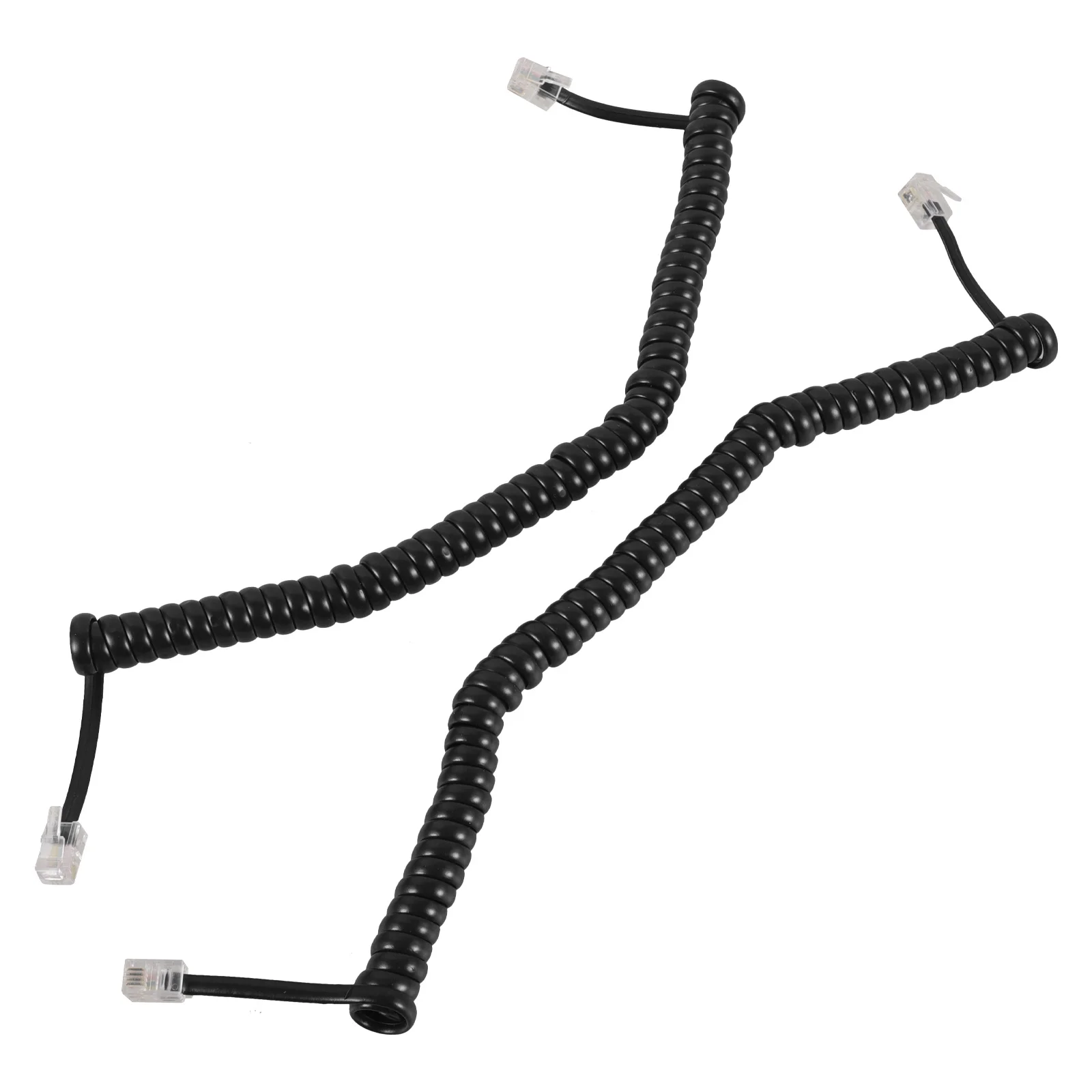 2Pcs Coiled Telephone Cord Copper Rubber Durable Spring Design Adjustable Phone Cable Landlines Phone Wire Telephone Cord
2Pcs Coiled Telephone Cord Copper Rubber Durable Spring Design Adjustable Phone Cable Landlines Phone Wire Telephone Cord