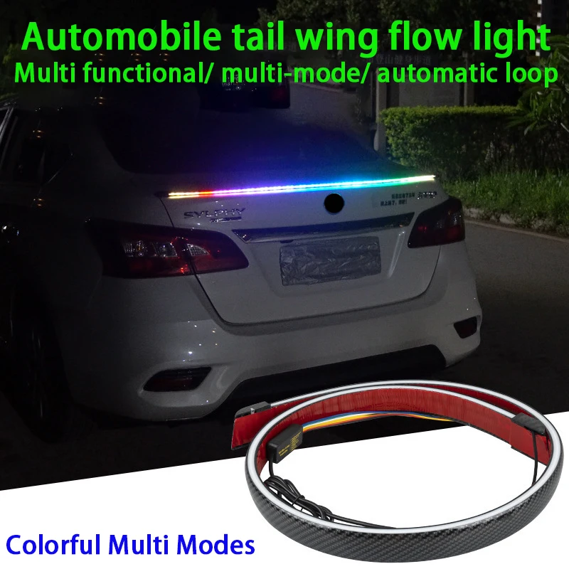 Красочные светодиодные задние стоп-сигналы багажника автомобиля, универсальные гибкие сигнальные лампы, поворотные DRL, ночные ходовые огни, задние светодиодные стоп-сигналы
Красочные светодиодные задние стоп-сигналы багажника автомобиля, универсальные гибкие сигнальные лампы, поворотные DRL, ночные ходовые огни, задние светодиодные стоп-сигналы