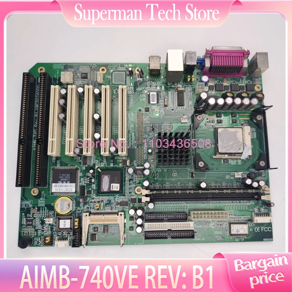 Оригинальная материнская плата промышленного управления для Advantech AIMB-740VE REV: B1
Оригинальная материнская плата промышленного управления для Advantech AIMB-740VE REV: B1