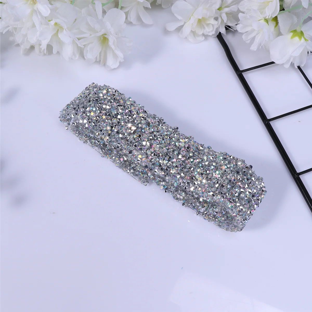 1 Yard Silver Bridal Dress Diamond Belt Rhinestone Mesh Adhesive Decorative Crystal Applique Diamond Rhinestone Ribbon
1 Yard Silver Bridal Dress Diamond Belt Rhinestone Mesh Adhesive Decorative Crystal Applique Diamond Rhinestone Ribbon