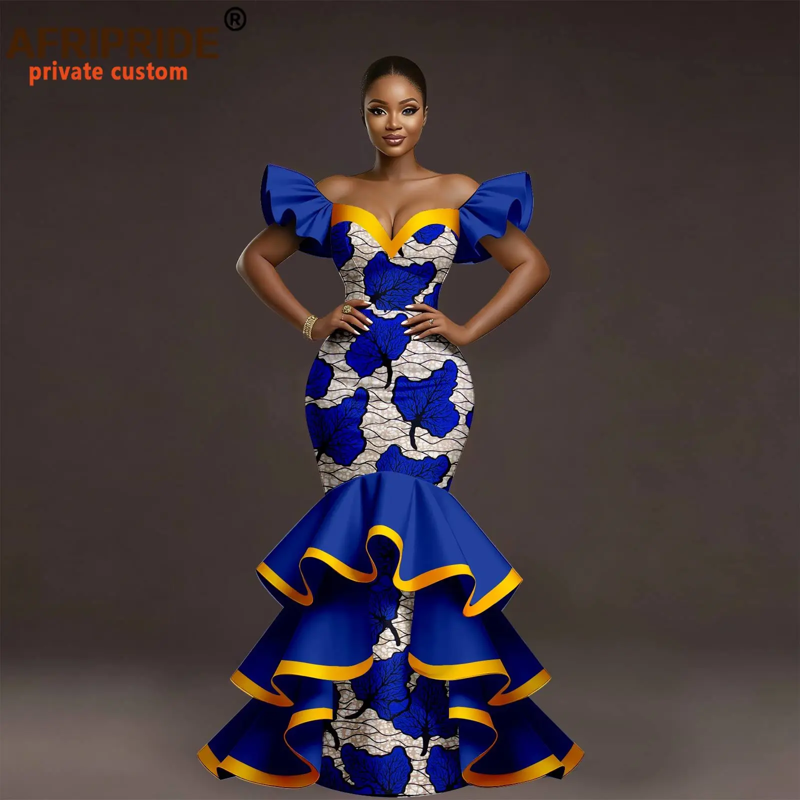 African Dresses for Women Off Shoulder Strapless Embroidery High Waist Maxi Dress Ankara Attire Dashiki for Wedding 2625067
African Dresses for Women Off Shoulder Strapless Embroidery High Waist Maxi Dress Ankara Attire Dashiki for Wedding 2625067