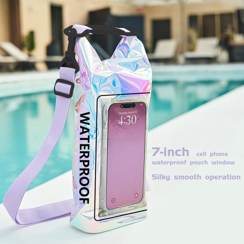 PVC Waterproof Swimming Bag Dry Sack 2/5L Waterproof Floating Dry Gear Bags For Boating Fishing Rafting Swimming
PVC Waterproof Swimming Bag Dry Sack 2/5L Waterproof Floating Dry Gear Bags For Boating Fishing Rafting Swimming
