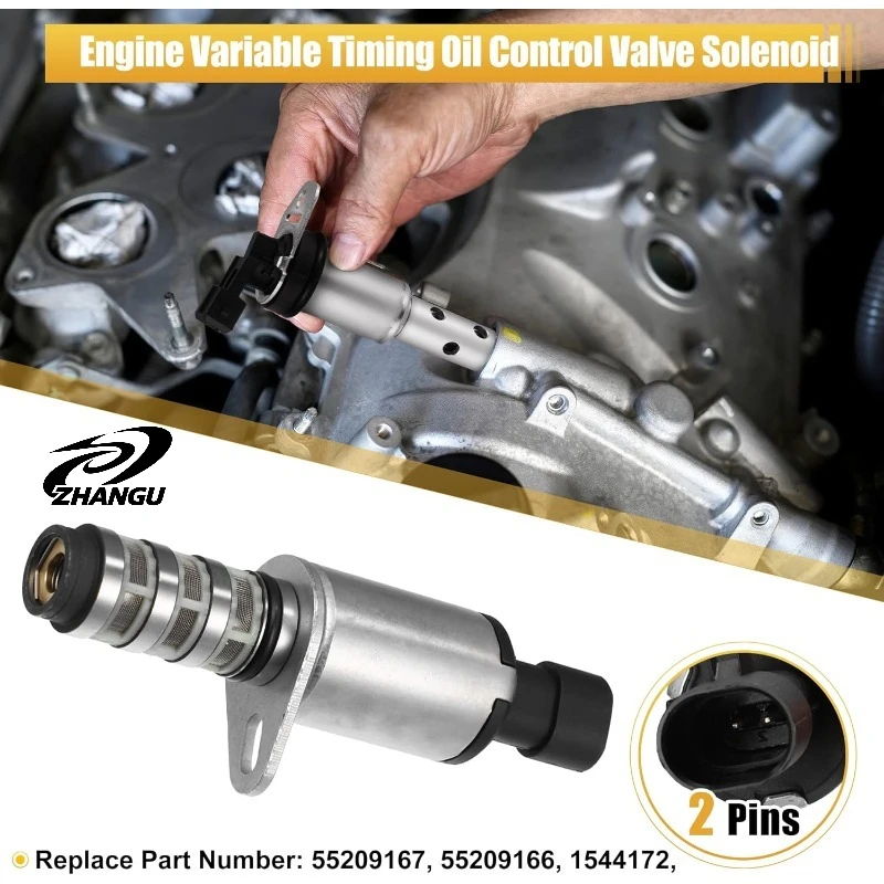 ZHANGU 55209167 Camshaft Cam Variable Control Solenoid Timing VVT Valve 55209166 for Ford Alfa Romeo Fiat Lancia Peugeot 1.6 THP
ZHANGU 55209167 Camshaft Cam Variable Control Solenoid Timing VVT Valve 55209166 for Ford Alfa Romeo Fiat Lancia Peugeot 1.6 THP