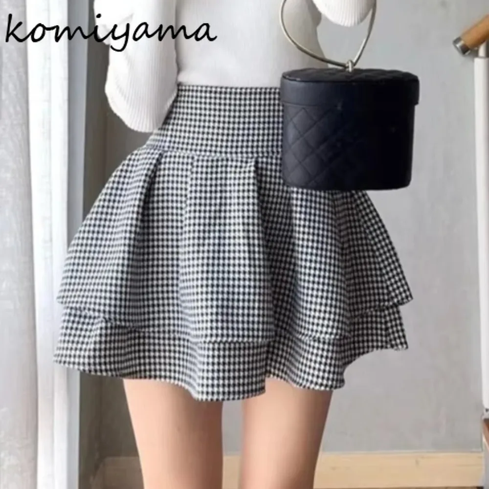 2025 Houndstooth Skirt Japanese High Waist Skirts for Woman Pleated A-line Mini Ropa De Mujer Faldas Summer New Clothes
2025 Houndstooth Skirt Japanese High Waist Skirts for Woman Pleated A-line Mini Ropa De Mujer Faldas Summer New Clothes