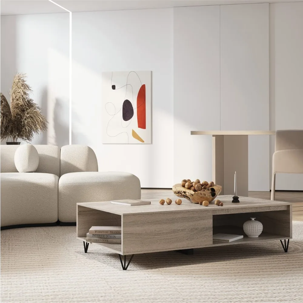 Modern Farmhouse Coffee Table with Storage Grey, Customized
Modern Farmhouse Coffee Table with Storage Grey, Customized