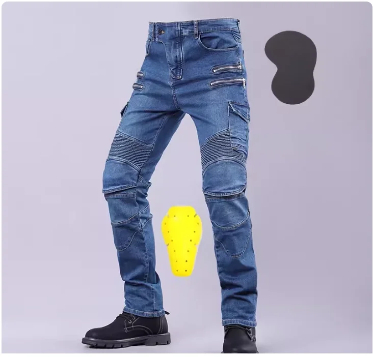 Мотоциклетные брюки для ковбоев, всесезонные, с несколькими карманами, ветрозащитные и противоударные.
Мотоциклетные брюки для ковбоев, всесезонные, с несколькими карманами, ветрозащитные и противоударные.