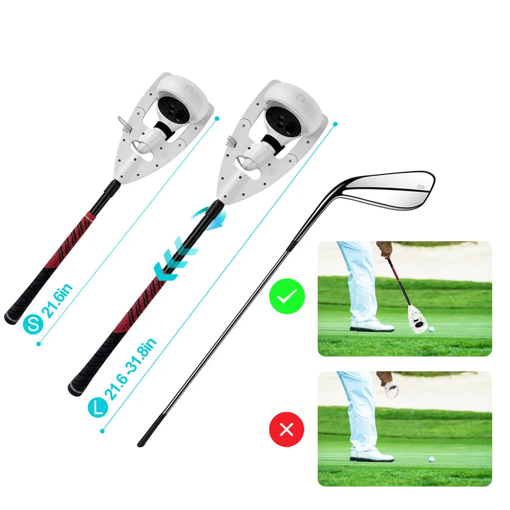 For Meta/Oculus Quest 2 VR Golf Club Handle Accessory Attachment with 2 Controller Covers Bonus Golf Club Handle
For Meta/Oculus Quest 2 VR Golf Club Handle Accessory Attachment with 2 Controller Covers Bonus Golf Club Handle