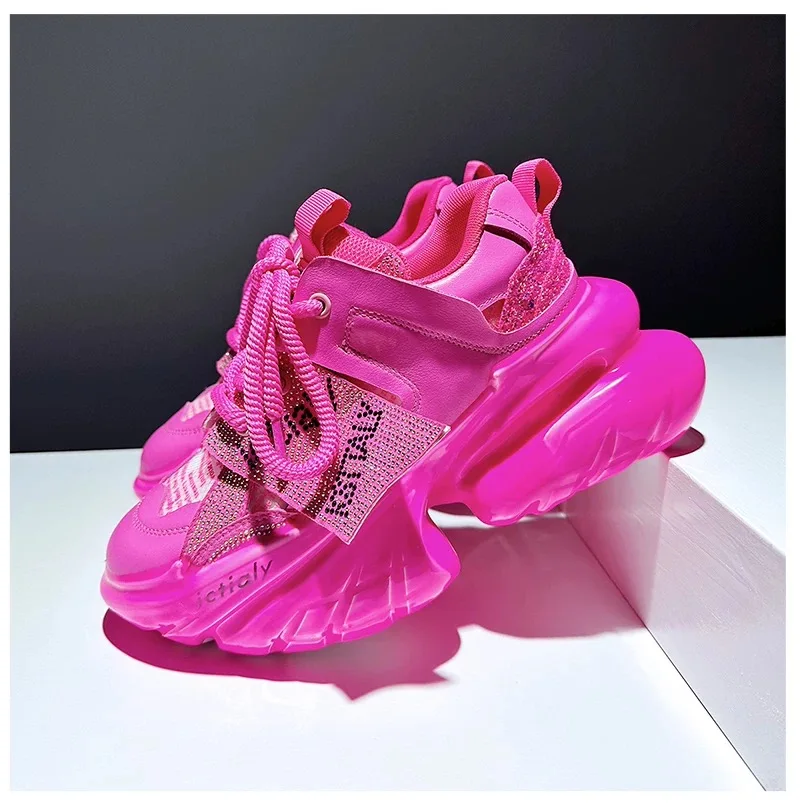 Women Chunky Sneakers Spring Autumn High Platform Thick Bottom Luxury Designer Brand Casual Shoes Fashionable High Heels 2025
Women Chunky Sneakers Spring Autumn High Platform Thick Bottom Luxury Designer Brand Casual Shoes Fashionable High Heels 2025