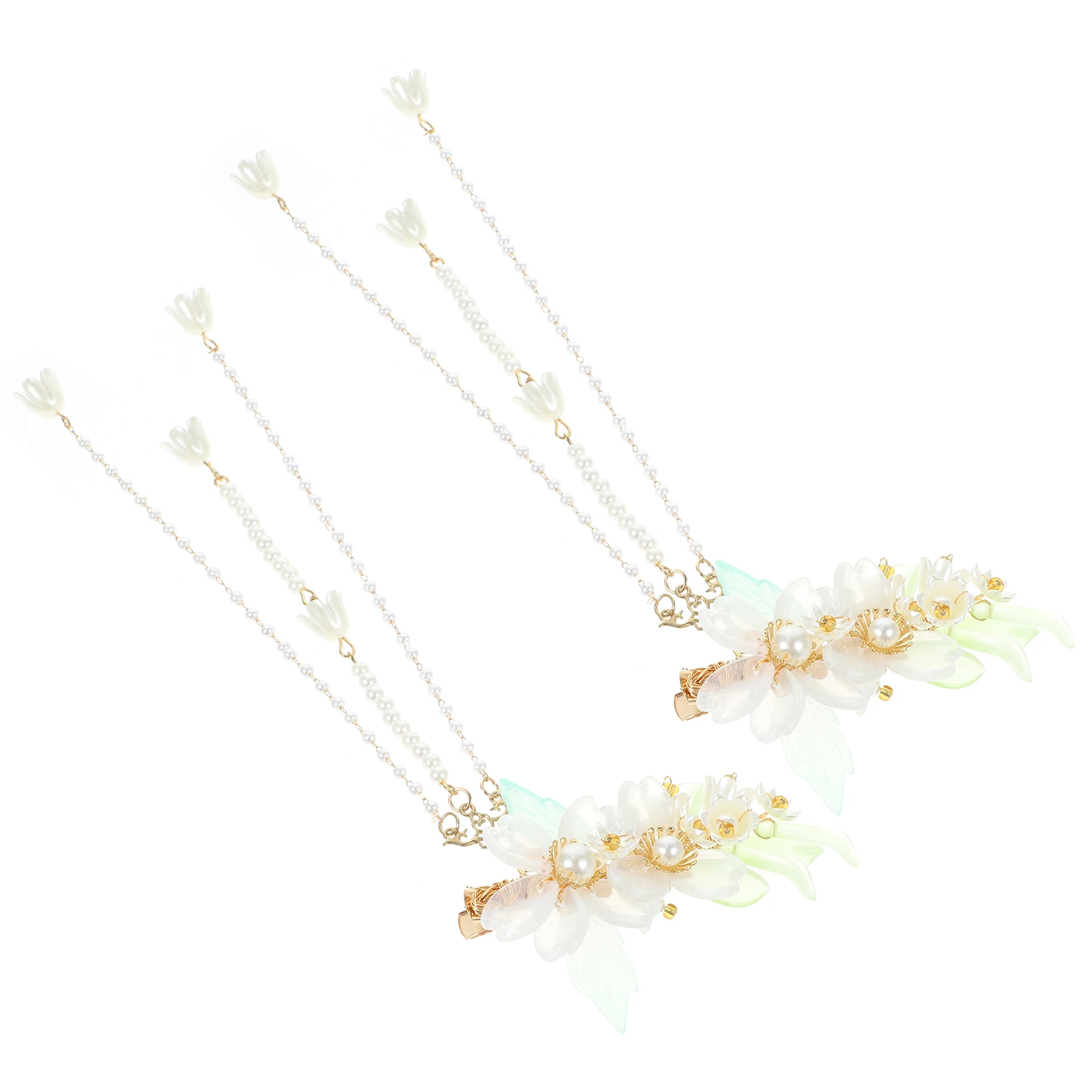 2 Pcs Elegant Lanzhi Flower Hair Clips With Pearls Chinese Style Tassel Decorative Accessories For Women And Girls
2 Pcs Elegant Lanzhi Flower Hair Clips With Pearls Chinese Style Tassel Decorative Accessories For Women And Girls