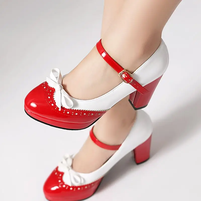 SIMLOVEYO 2025 Lovely Mary Janes с пряжкой и ремешком и бантом, размер 47 48, женские туфли-лодочки с круглым носком, блочный каблук, 8,5 см, платформа, черный, красный, зеленый
SIMLOVEYO 2025 Lovely Mary Janes с пряжкой и ремешком и бантом, размер 47 48, женские туфли-лодочки с круглым носком, блочный каблук, 8,5 см, платформа, черный, красный, зеленый