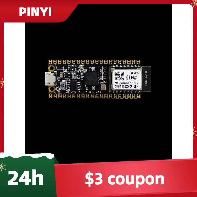 Комплект макетной платы Raspberry Pi HF-PICOW Board RP2040, двухъядерный маломощный микрокомпьютер, высокая производительность с Wi-Fi и BLE
Комплект макетной платы Raspberry Pi HF-PICOW Board RP2040, двухъядерный маломощный микрокомпьютер, высокая производительность с Wi-Fi и BLE