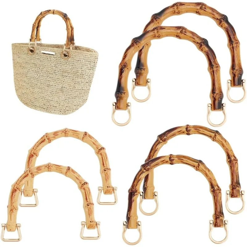6PCS Bag Handles, 3 Style Plastic Purse Handles U-Shape Bag Handle Replacement Handmade Bag Handles with D Ring for Crochet
6PCS Bag Handles, 3 Style Plastic Purse Handles U-Shape Bag Handle Replacement Handmade Bag Handles with D Ring for Crochet