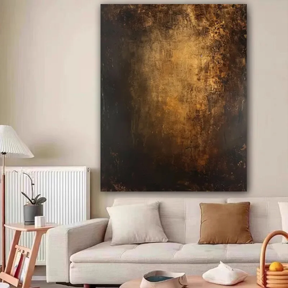 100% hand drawn in black and yellow abstract oil painting original wall painting home living room decoration paint interior aest
100% hand drawn in black and yellow abstract oil painting original wall painting home living room decoration paint interior aest