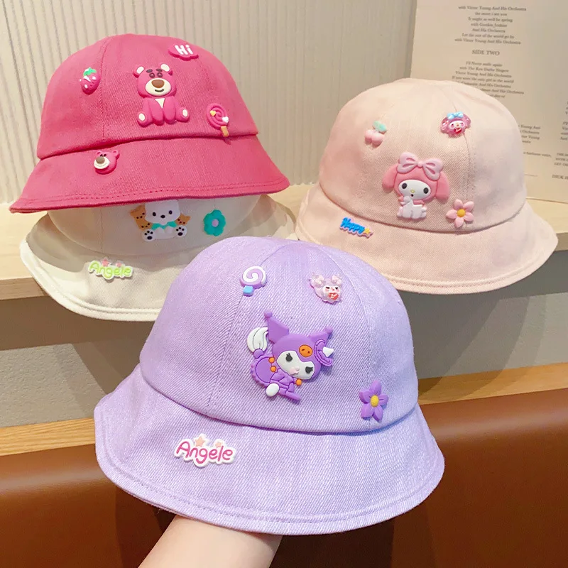 HOT SALE Sanrio Kuromi Fisherman Hat Cartoon Anime Cute My Melody Pochacco Sun Hat Fashion Girl&Child Sunscreen Hat Holiday Gift
HOT SALE Sanrio Kuromi Fisherman Hat Cartoon Anime Cute My Melody Pochacco Sun Hat Fashion Girl&Child Sunscreen Hat Holiday Gift