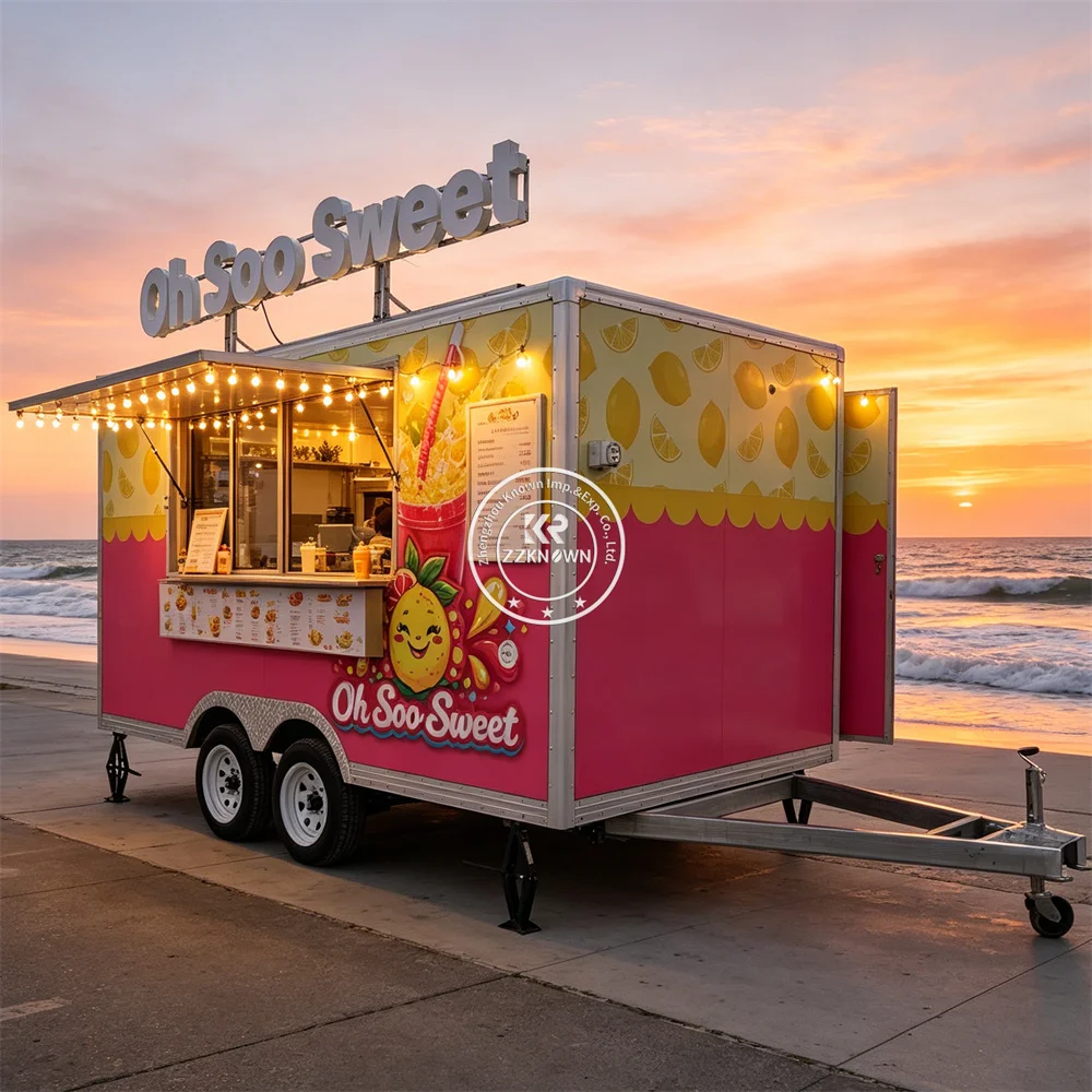 Street Catering Food Truck Mobile Restaurant Concession Coffee Trailer Outdoor Event Food Trailer With Premium Interior
Street Catering Food Truck Mobile Restaurant Concession Coffee Trailer Outdoor Event Food Trailer With Premium Interior