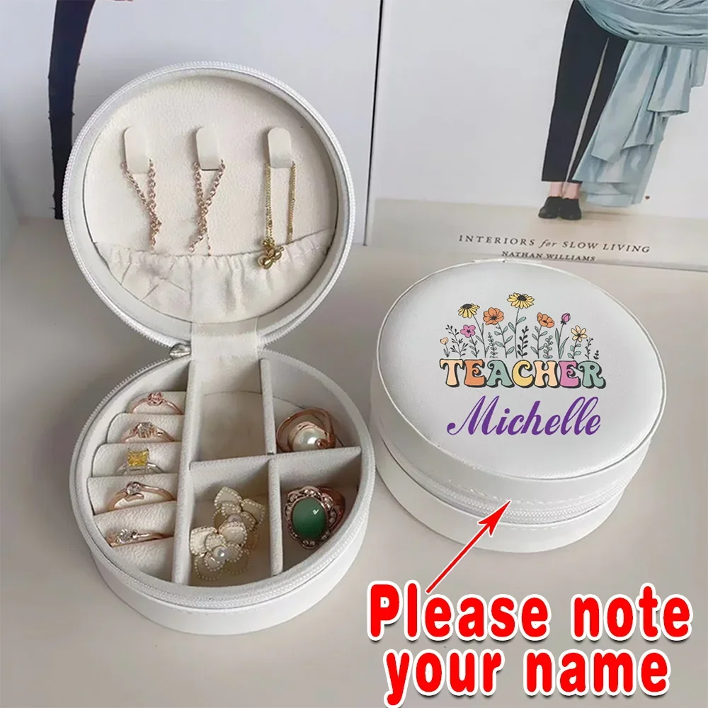 Customized Name Jewelry Case Leather Box Women Travel Storage Earring Necklace Bracelet Holder Personalized PU Jewelry Organizer
Customized Name Jewelry Case Leather Box Women Travel Storage Earring Necklace Bracelet Holder Personalized PU Jewelry Organizer