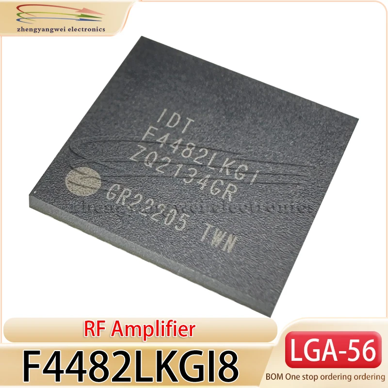 F4482LKGI8 LGA-56(8x8) 1PCS F4482LKGI RF Amplifier 1300MHz to 2800MHz four channel transmission path variable gain amplifier
F4482LKGI8 LGA-56(8x8) 1PCS F4482LKGI RF Amplifier 1300MHz to 2800MHz four channel transmission path variable gain amplifier