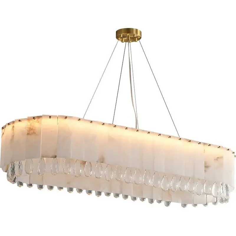 Luxury Modern Crystal Marble Ceiling Chandelier Minimalist Lighitng Over Dining Table Led Creative Design Hanging Lamps For Room
Luxury Modern Crystal Marble Ceiling Chandelier Minimalist Lighitng Over Dining Table Led Creative Design Hanging Lamps For Room