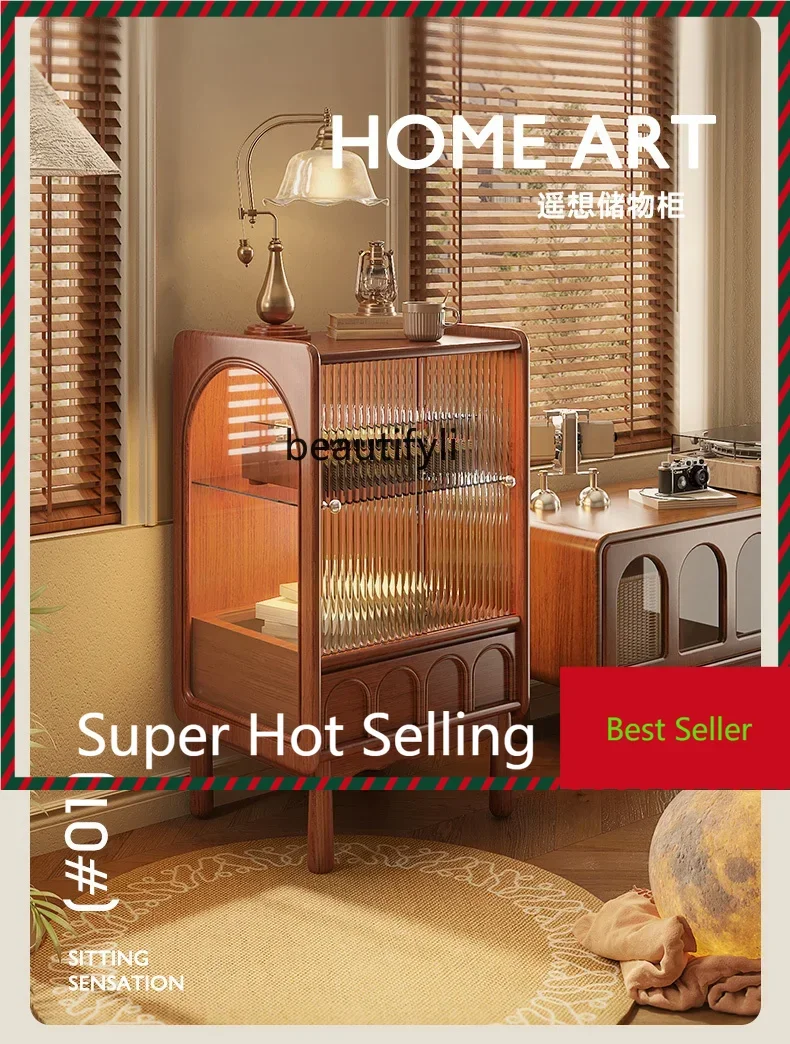 M71 French Retro Solid Wood Wine Cabinet Living Room Storage Organizer Dining Side Tea Cabinet Display Cabinet Made of Glass
M71 French Retro Solid Wood Wine Cabinet Living Room Storage Organizer Dining Side Tea Cabinet Display Cabinet Made of Glass