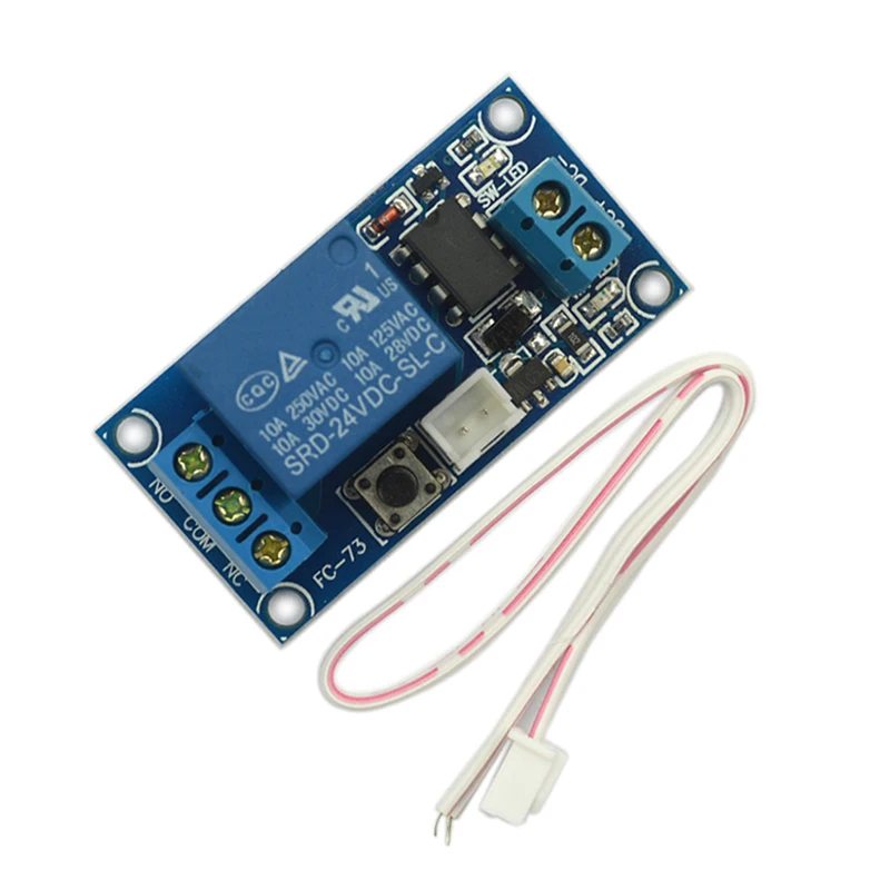 A single bistable key start-stop latching relay electronic module single chip microcomputer control 5/12/24 V
A single bistable key start-stop latching relay electronic module single chip microcomputer control 5/12/24 V