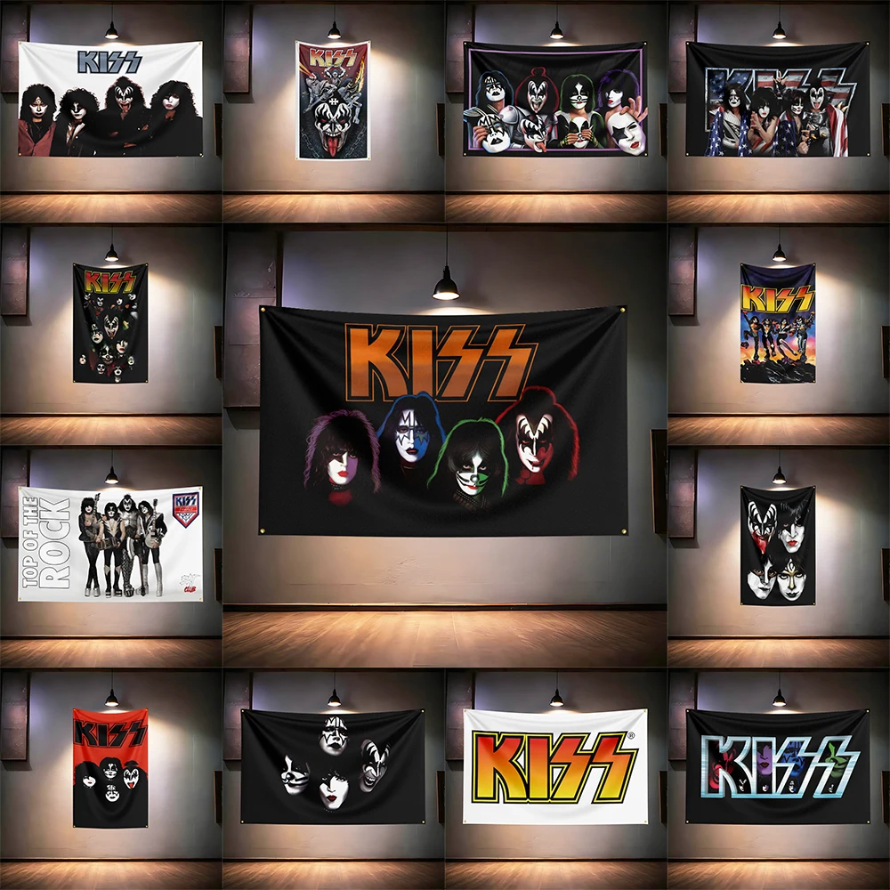 Rock Music Flag 3x5ft for kiss band Fans Banner HD Print Brass Grommet Garage Bedroom Living Room Dorm Wall Decor Tapestry
Rock Music Flag 3x5ft for kiss band Fans Banner HD Print Brass Grommet Garage Bedroom Living Room Dorm Wall Decor Tapestry